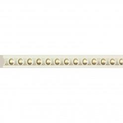Cosca Молдинг 20 белый с золотом D1020/WG2