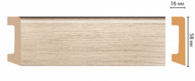 Плинтус напольный DECOMASTER D234-72ДМ (58*16*2400мм)